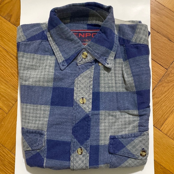 Men's Plaid Flannel Button-down Shirt - Picture 8 of 10